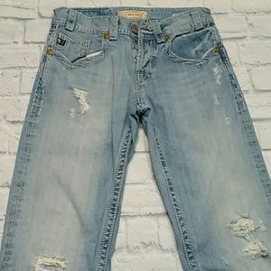 MEK DENIM DISTRESSED/DESTROYED JEANS